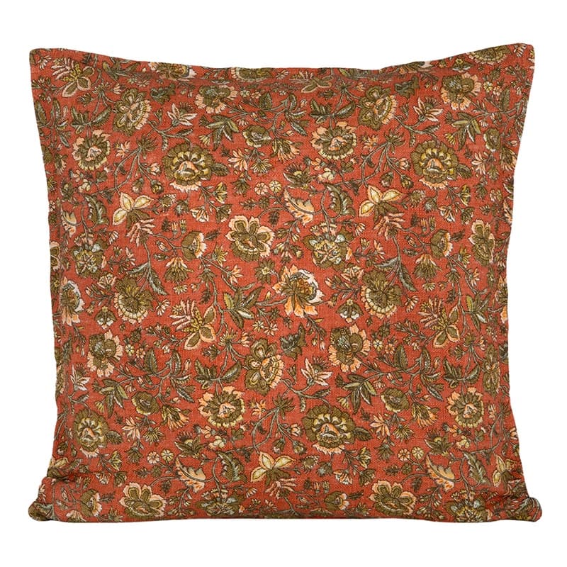 Funda Cojin Lino Samara Terre Brulee 45x45 cm - 45x45 cm