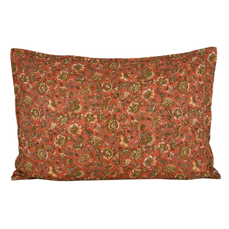 Funda Cojin Lino Samara Terre Brulee 50x70 cm - 50x70 cm