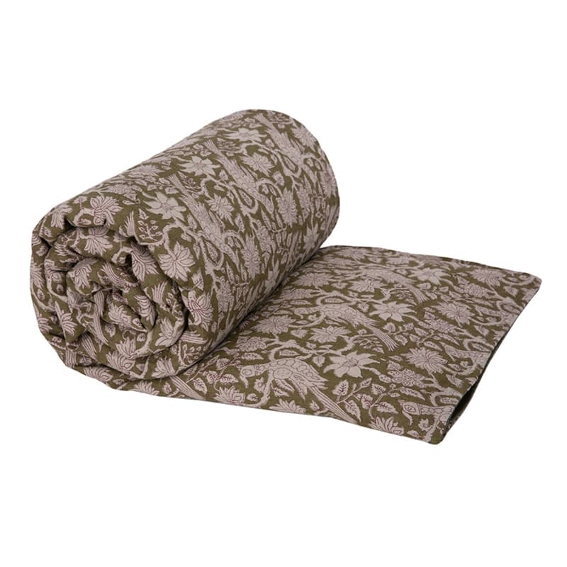Funda Piecera Lino Jaipur Kaki 85x200 cm - 85x200 cm