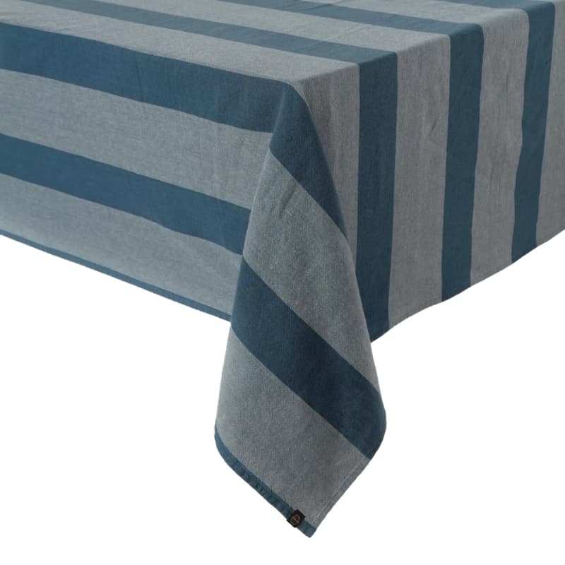 Mantel Santa Cruz Bleu de Prusse - 160x250 cm