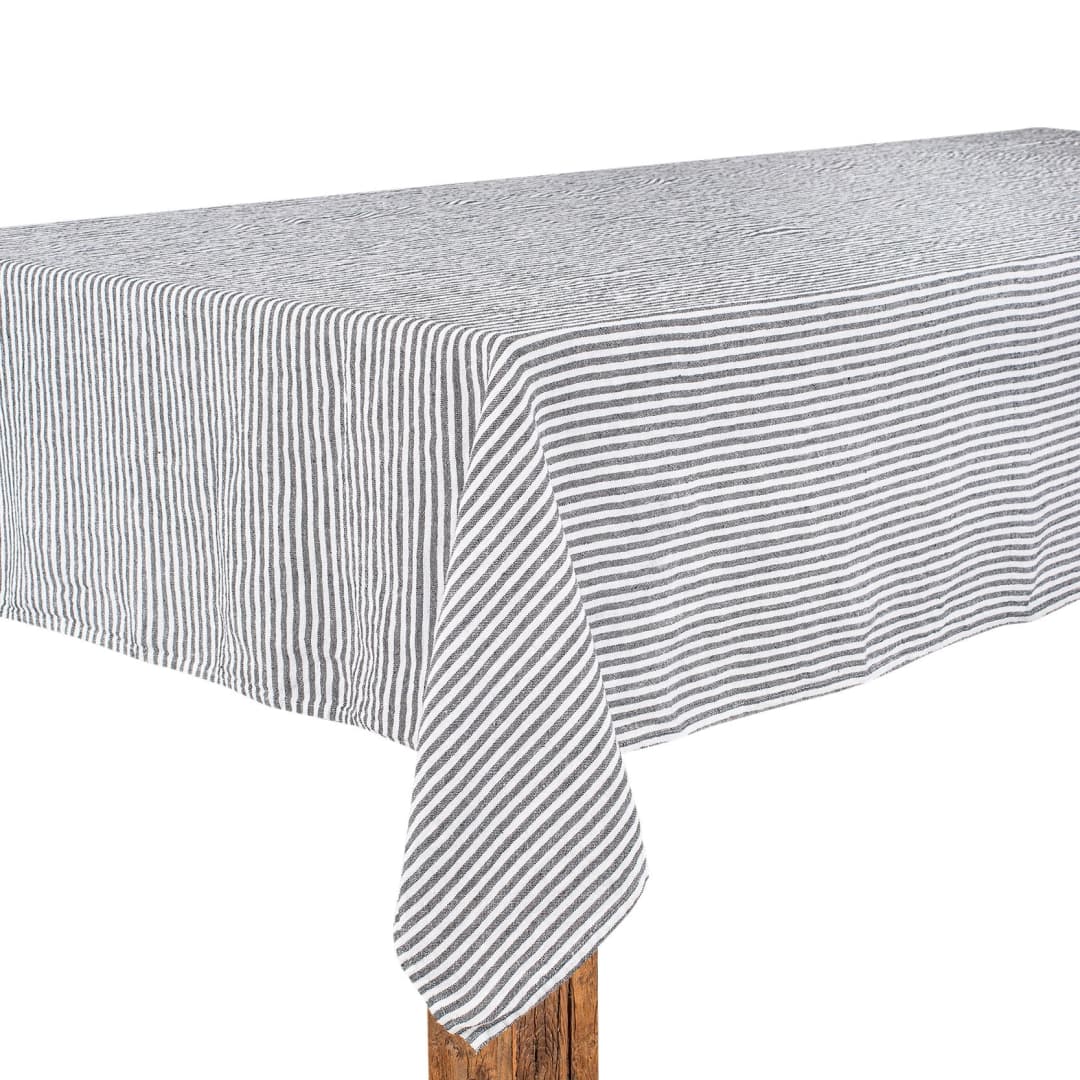 Mantel Lino Vezzani Charbon