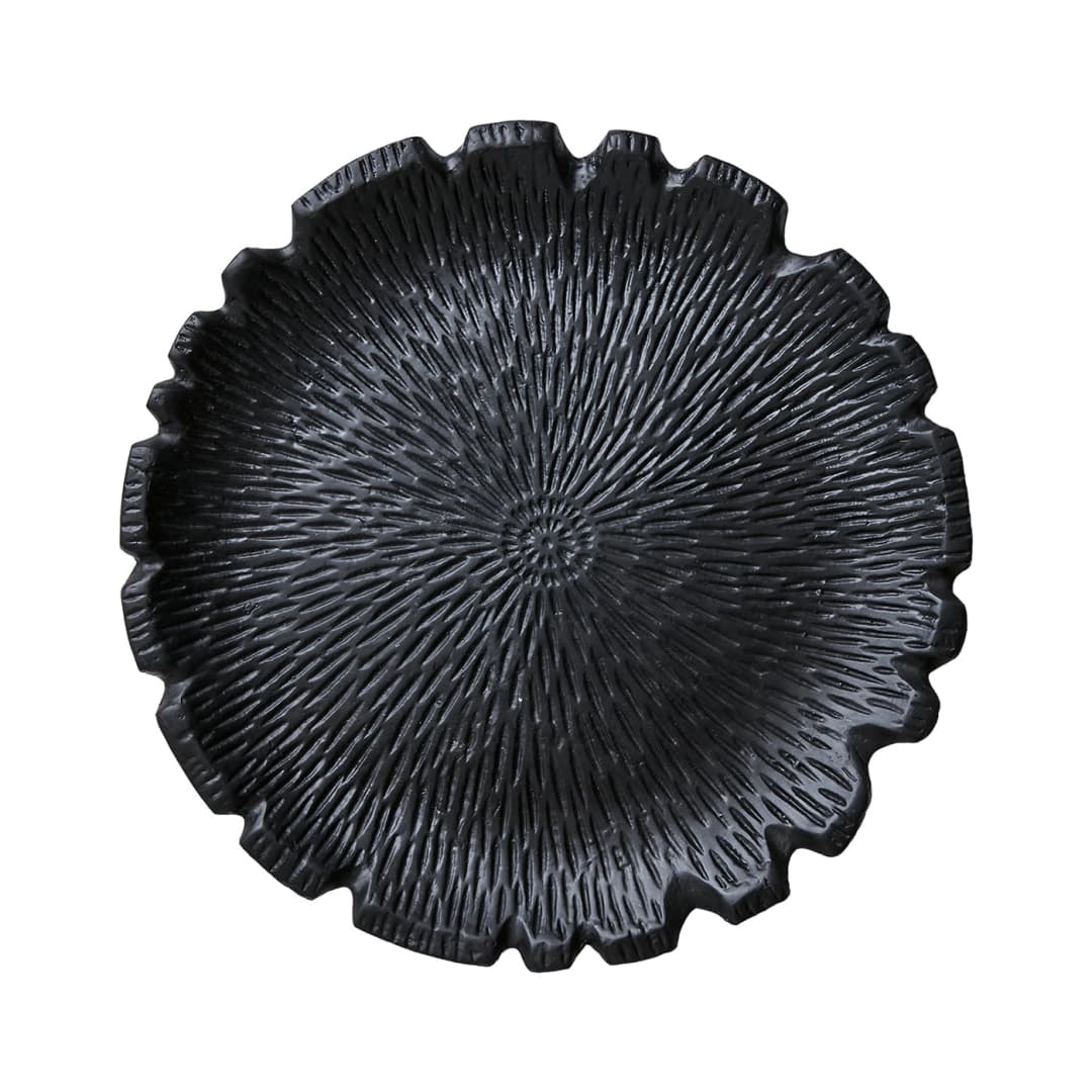 Bandeja ATHENA Redonda Negra Ø48 cm