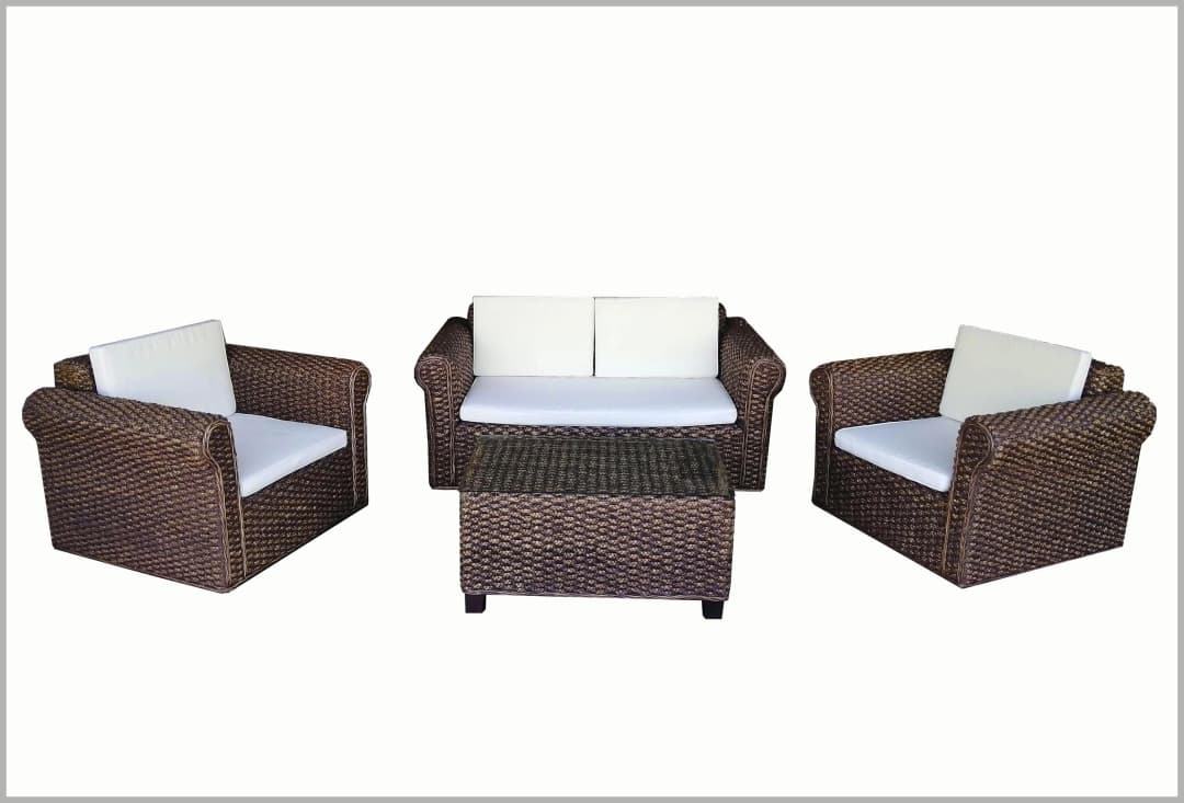 Set de Rattan Natural, Martina 2 cuerpos - 2 cuerpos