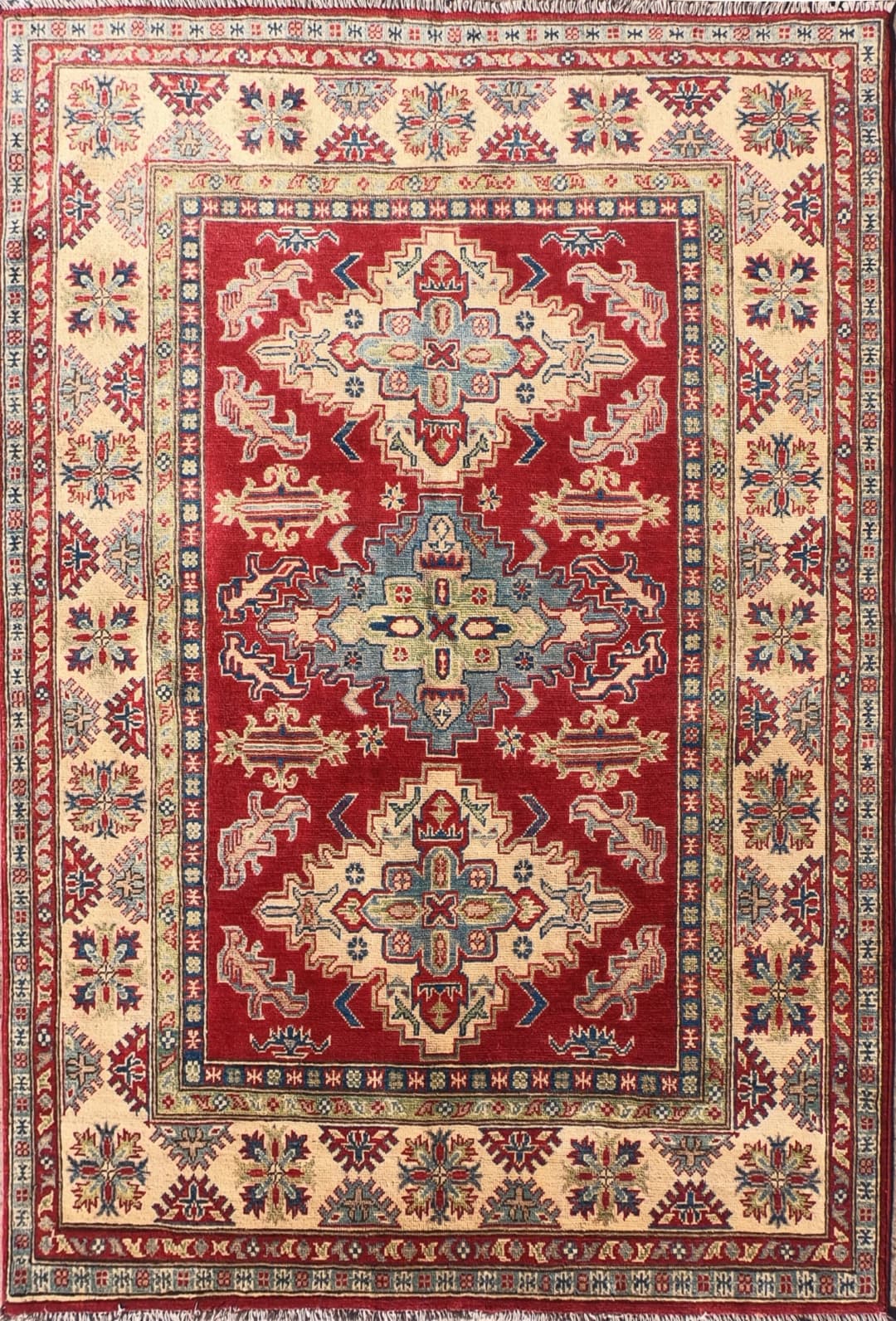 Alfombra Persa lana, Kazak 1.90 x 1.50 mts. 0014 - 1.90 x 1.50
