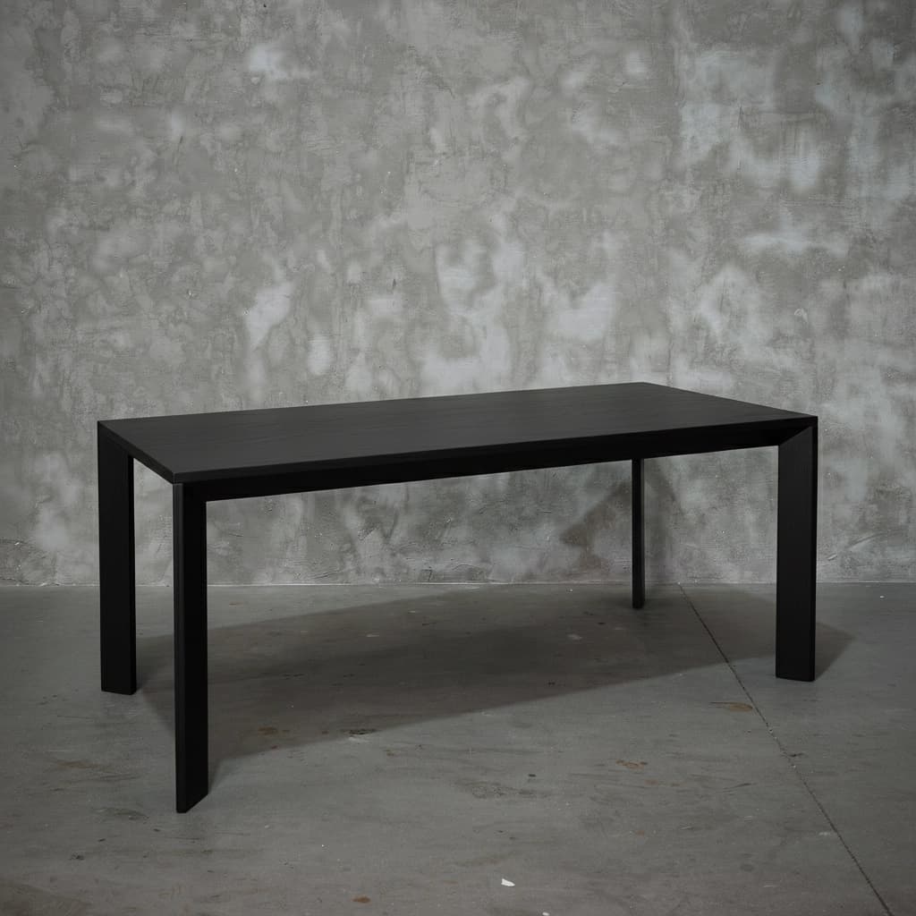 Mesa Comedor Diagonales - 1.40x 1.40 / NEGRO