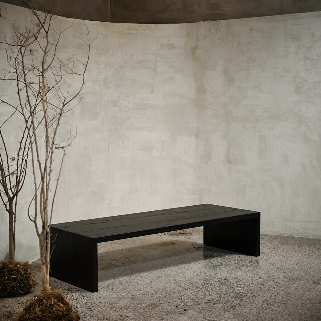 Mesa de centro la Gruta - 1.80 x 55 / NEGRO