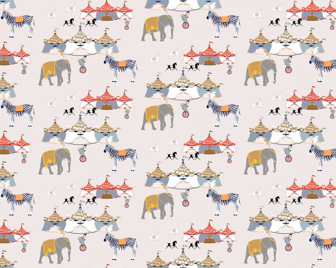 Papel mural Circo Beige (Teresa Chan)