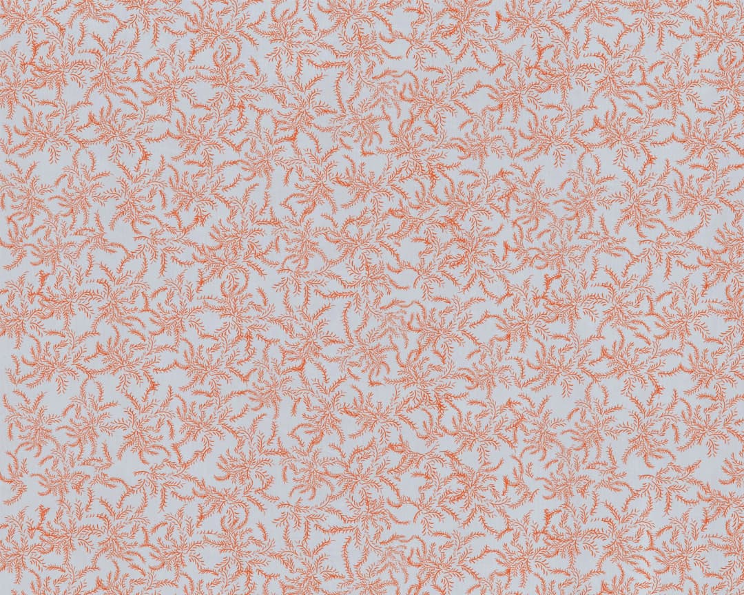Papel mural Laurel Celeste Coral (Tere Mujica)