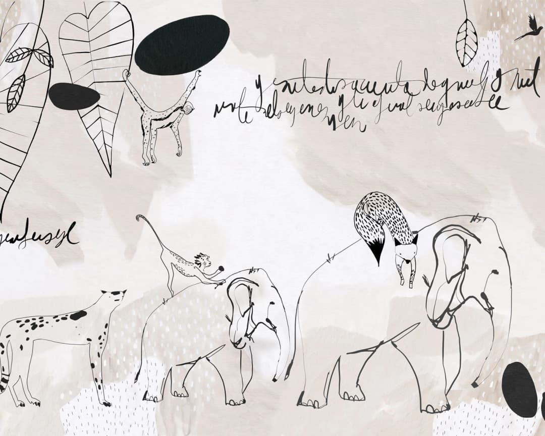 Papel mural Manada (Olivia Allamand)
