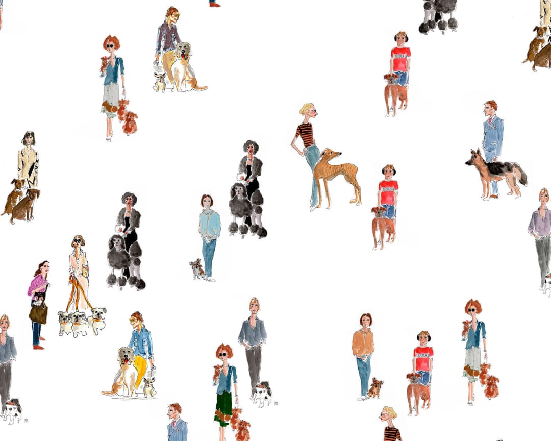 Papel mural Perrunos (Manuel Santelices)
