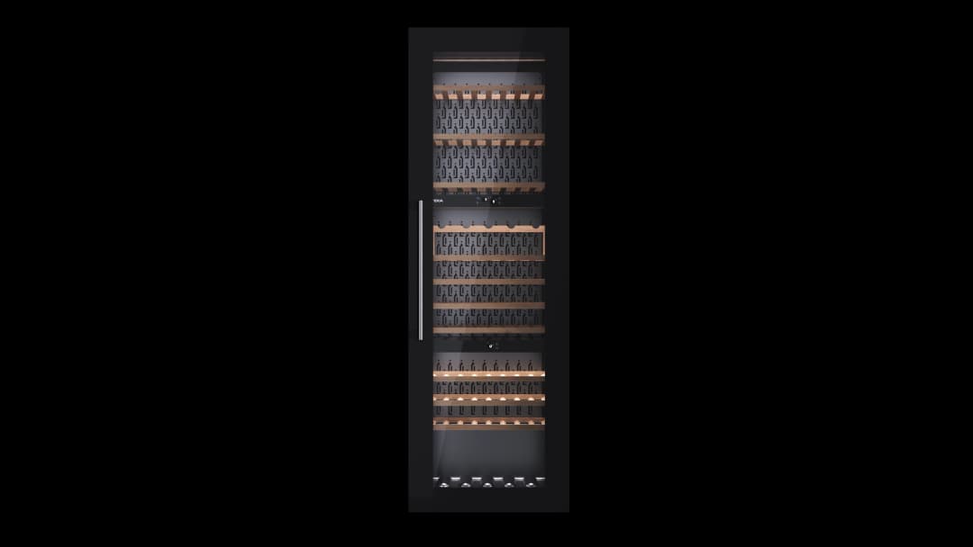 Cava de Vinos 93 Botellas Sommelier RVI 30097 GBK Negro Teka