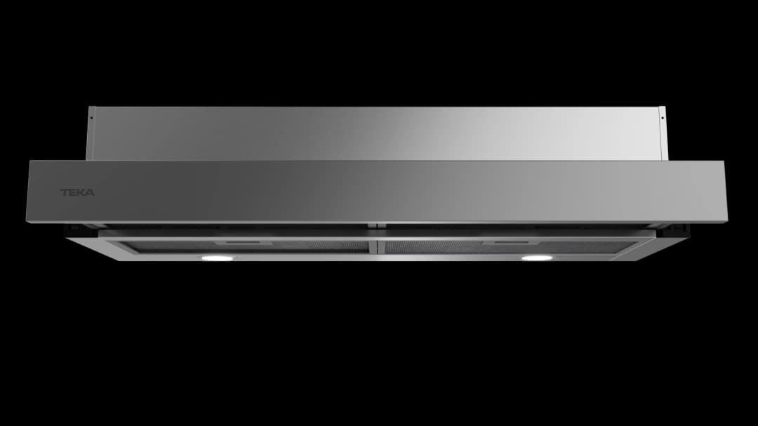 TEKA PLR 9320 MCS IX — Campana Integrable 90 cm, Inoxidable, Doble Motor, Recirculación Frontal, 440 m³/h