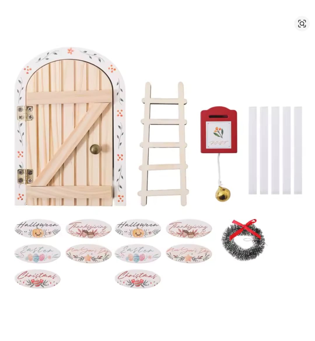 Puerta de madera para ratoncitos - Celebration