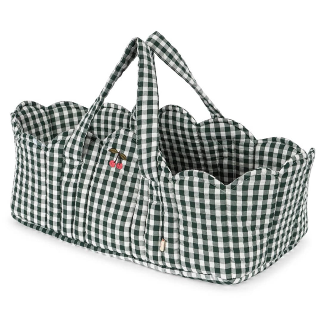 Moisés para muñeca - Green check