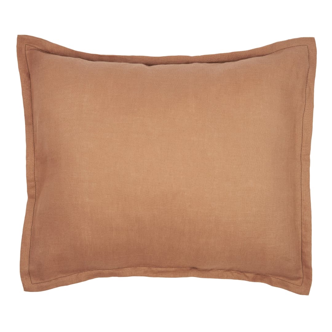 Funda de almohada Lin Français 40 x 45 cm - Noisette