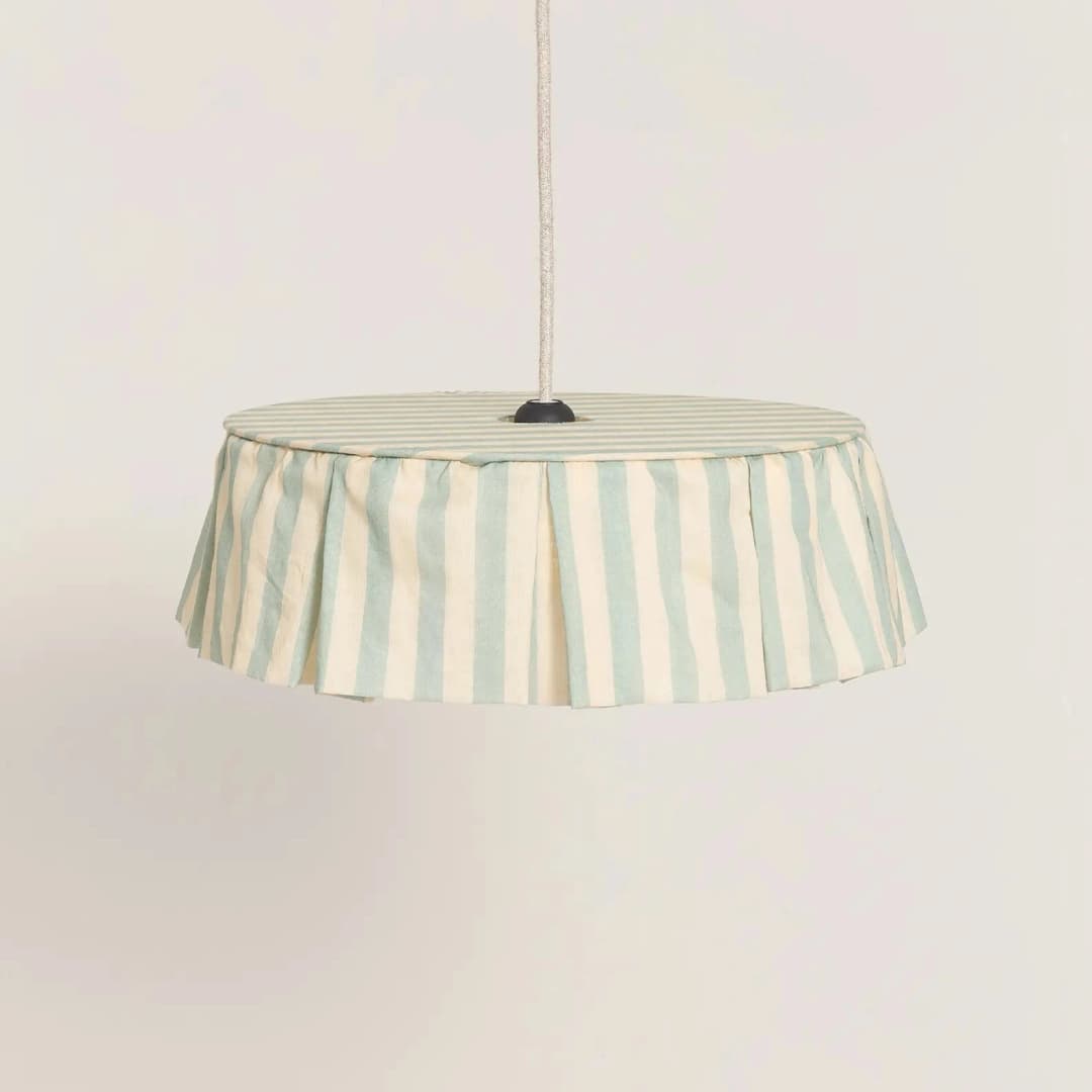 Lámpara colgante Vibes 40 cm - Turquoise stripes