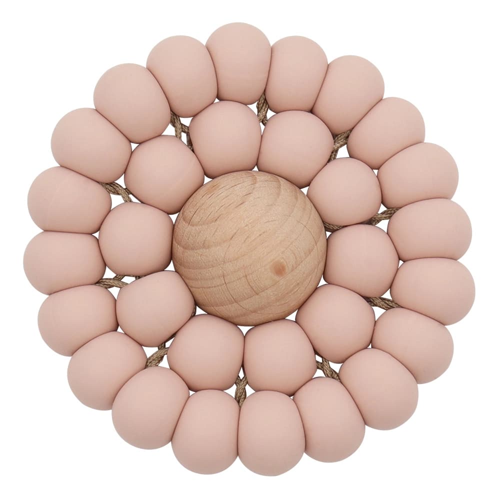 Mordedor silicona - Circle - Light rose