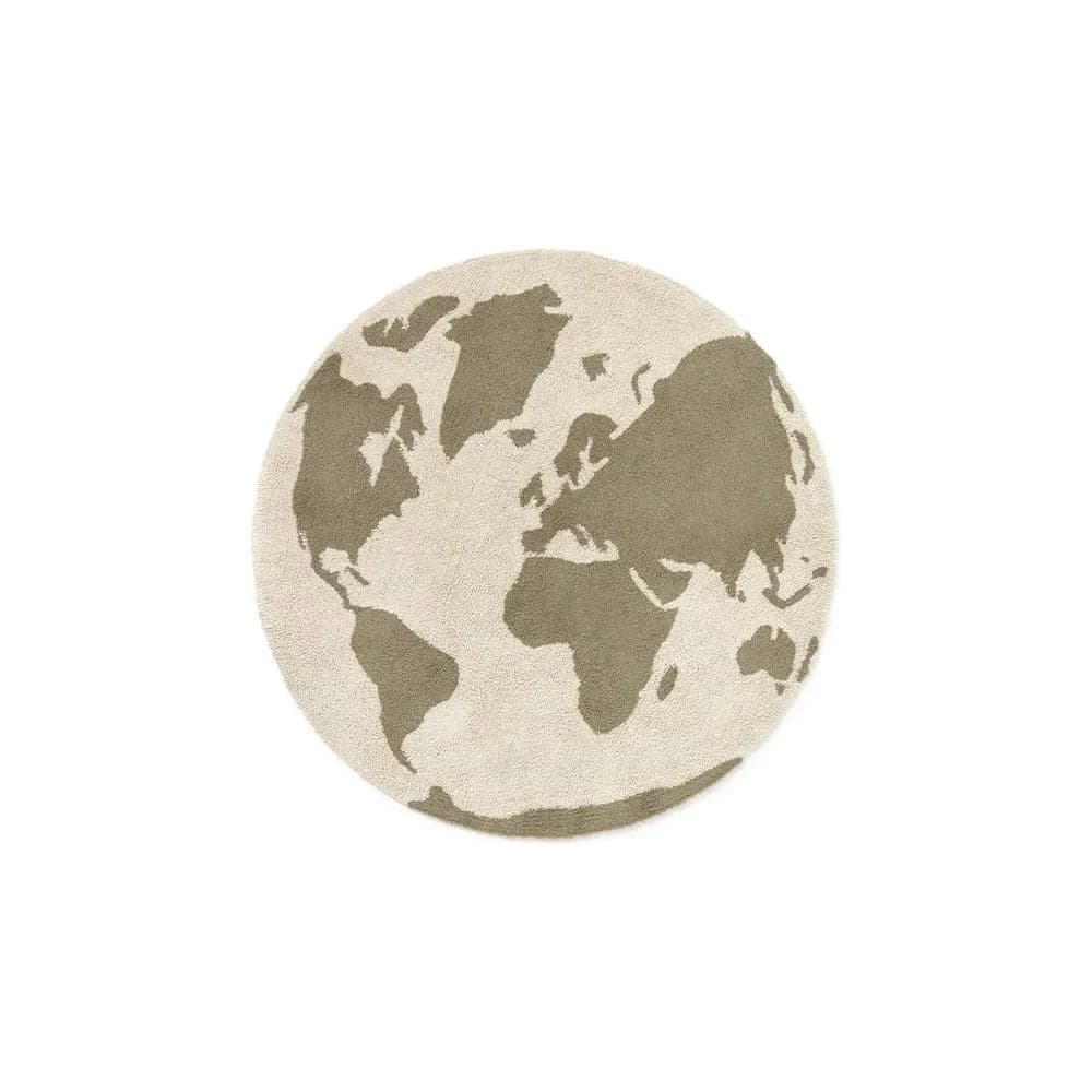 Alfombra lavable Worldmap rugcycled