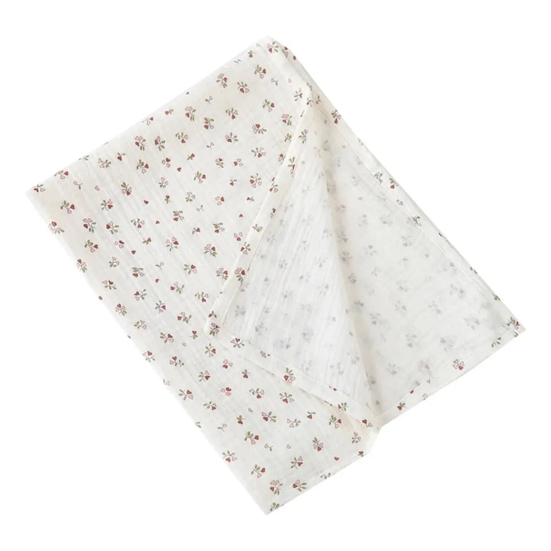 Swaddle / Manta doble capa muselina 100% algodón orgánico - sweet