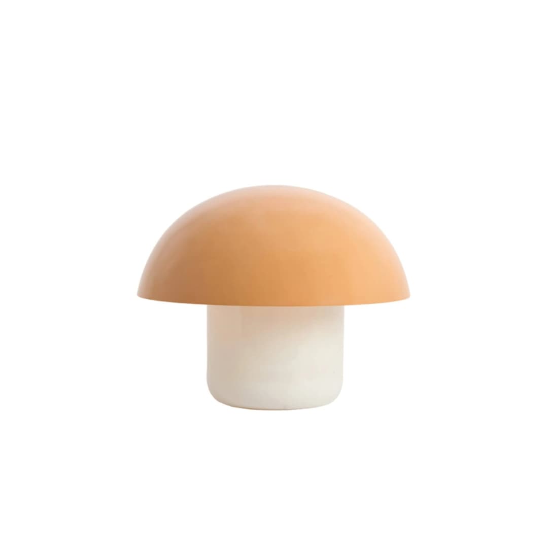 Lámpara sobremesa - Hongo bicolor Ø30x25 cm 2 luces - Naranjo