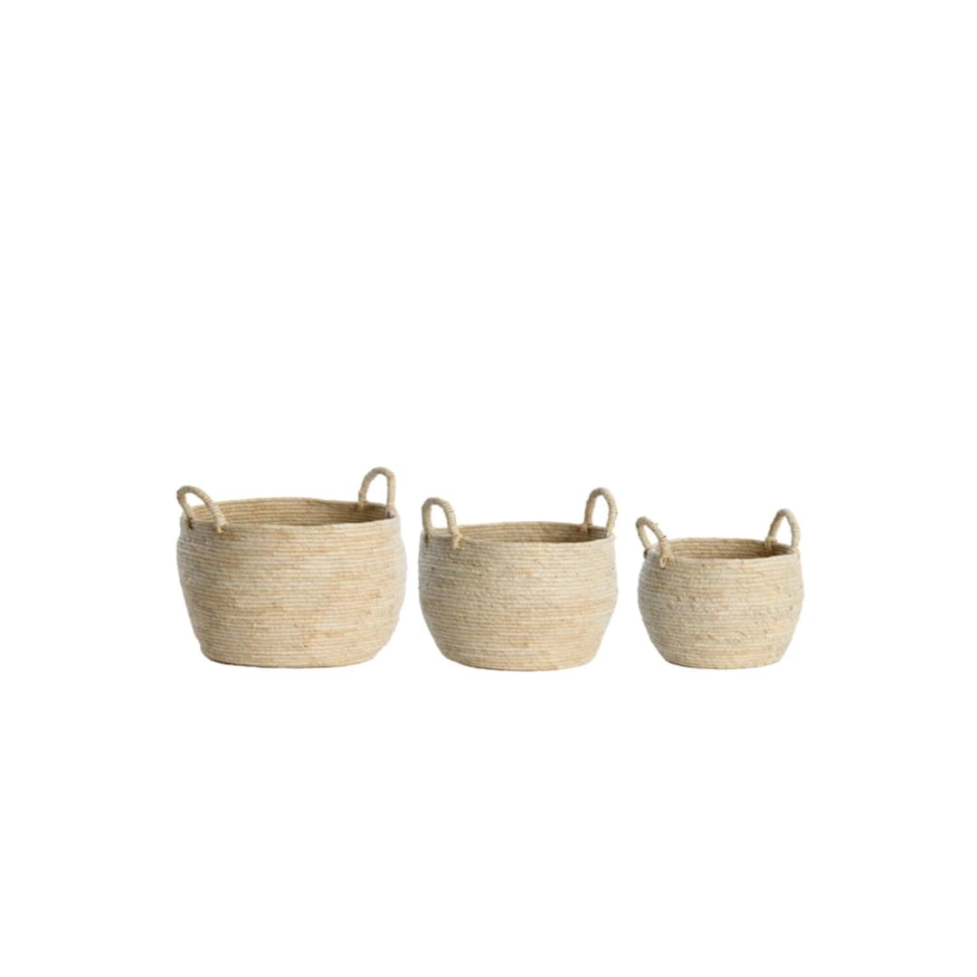 Canastos cantabria - Cream - ø29x26 cm