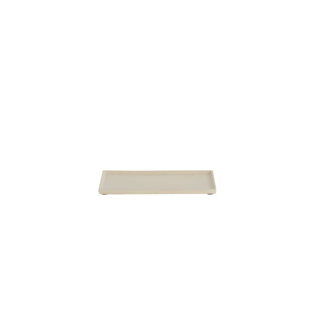 Bandeja Decorativa Simply rectangle M - Crema