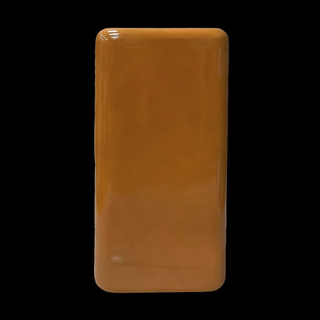 Mesa Lateral Cube - Ocre - 33x33x70 cm