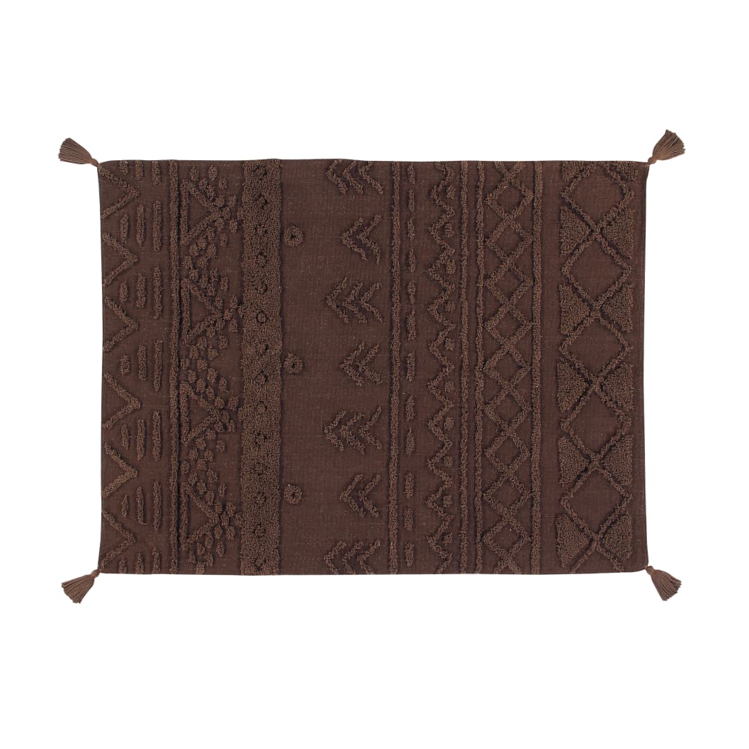 Alfombra Lavable Tribu Café Tierra - S - 120 x 160 cms
