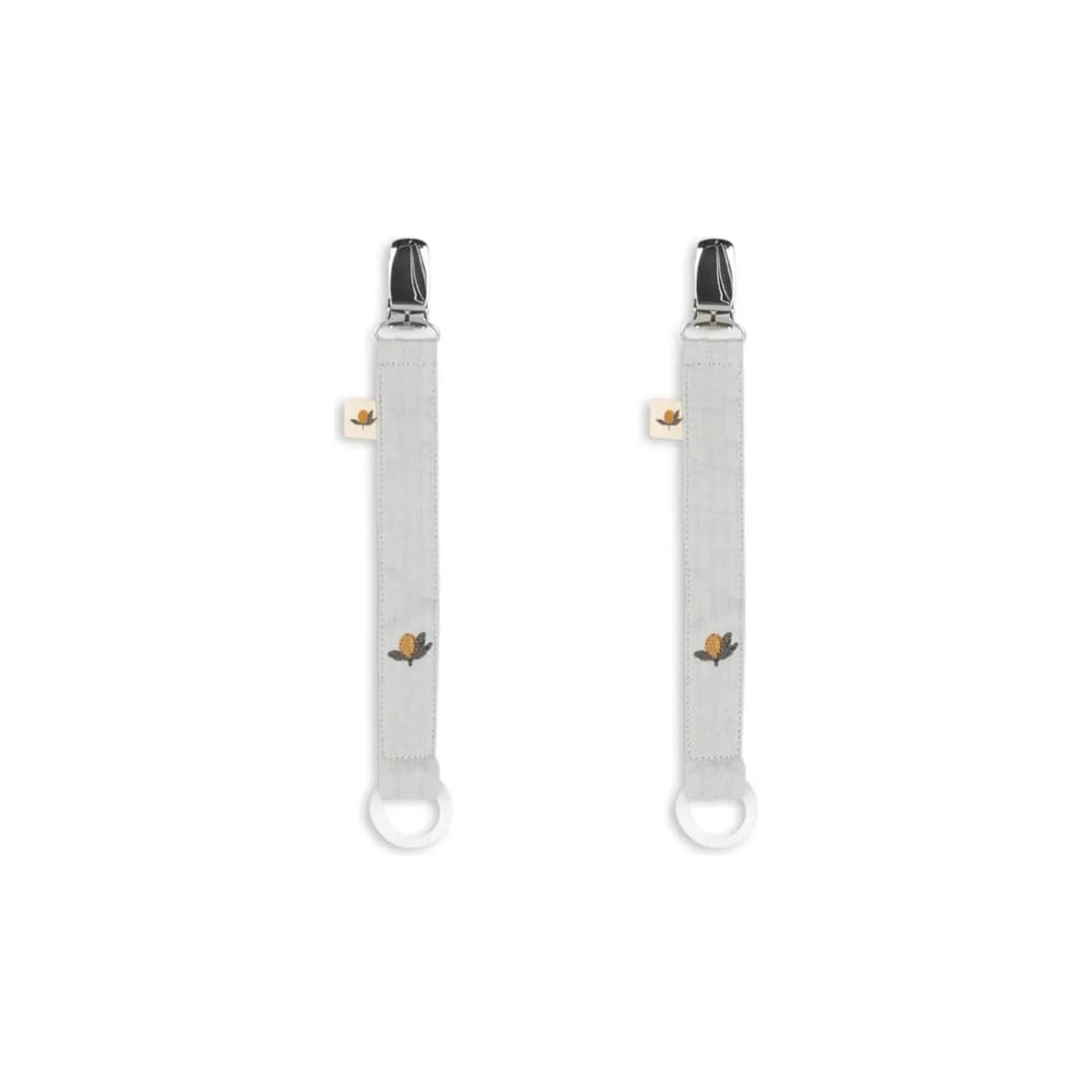 Pack de 2 Porta Chupetes seersucker - High rise