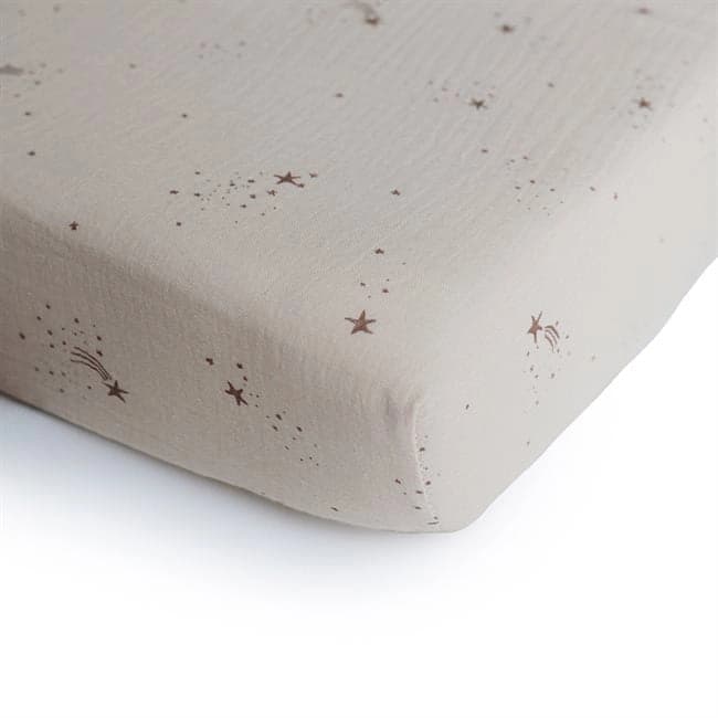 Sabana Muselina Fitted - Falling Stars - S (Moisés)