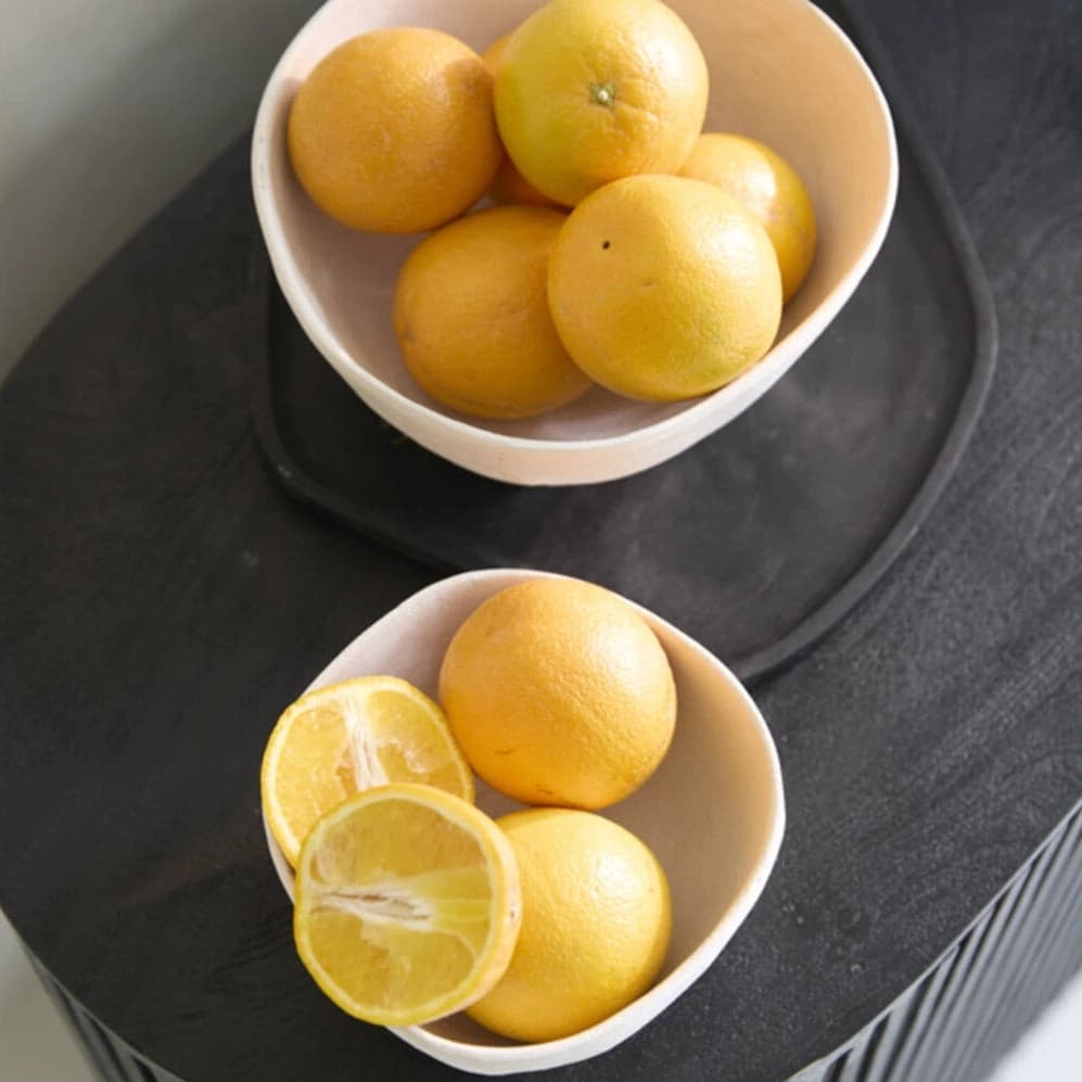 Bowl decorativo - Torch Cream - 50x14x9 cm