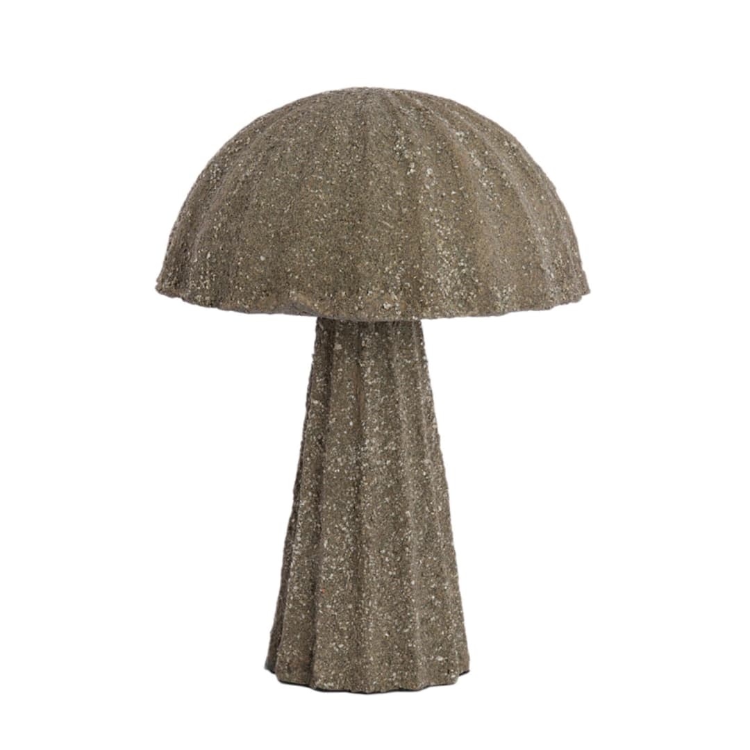 Lámpara sobremesa papier - Mushroom ondulated - Ø29x37 cm