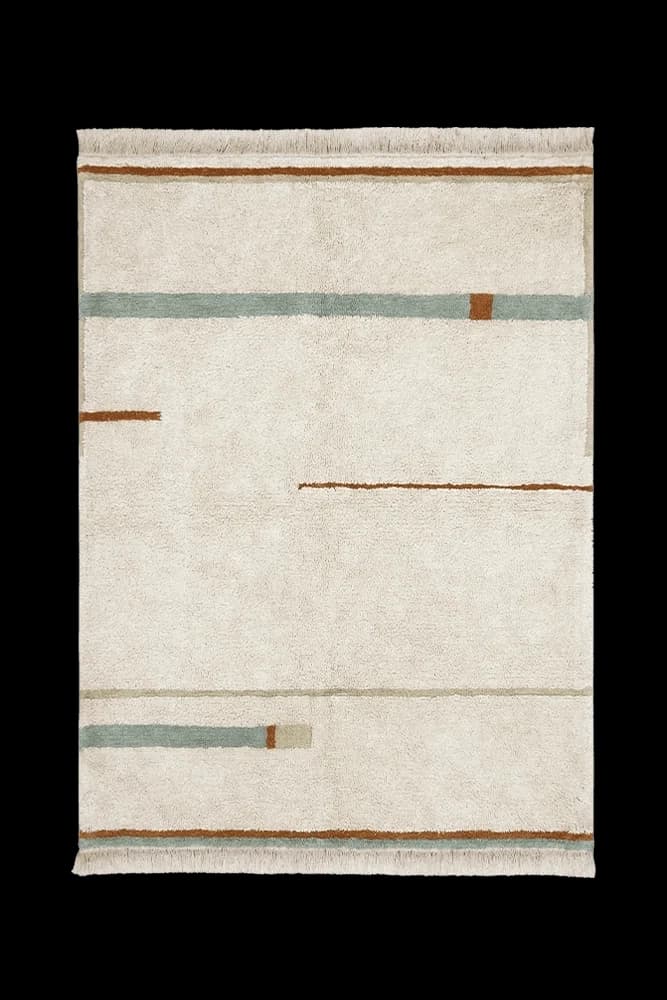 Alfombra lavable Tartan - Lanes vintage blue