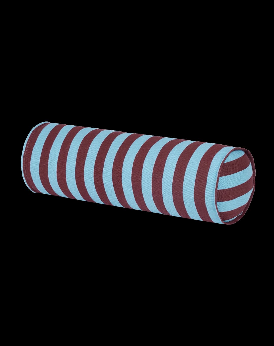 Cojín vibes cylinder - Burgundy blue stripes