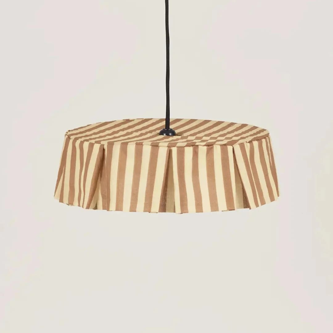 Lámpara colgante Vibes 40 cm - Brown stripes