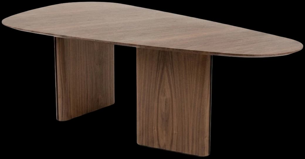 Mesa comedor Orgánica Runa 260×130 Nogueira
