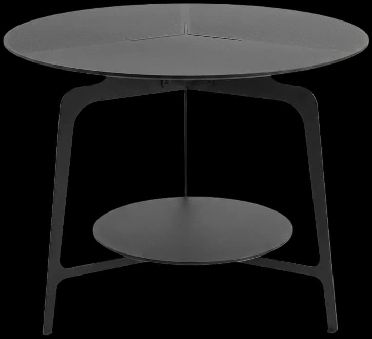 Mesa lateral Triade Ébano 70 cm