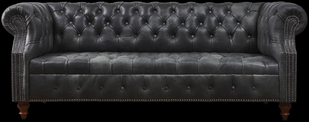 Sofá Chesterfield Capitoné cuero