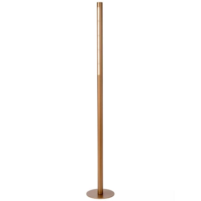 Lámpara de pie aluminio bronce Ø21x1,40 cm dimeable 18W LED - LULP0123