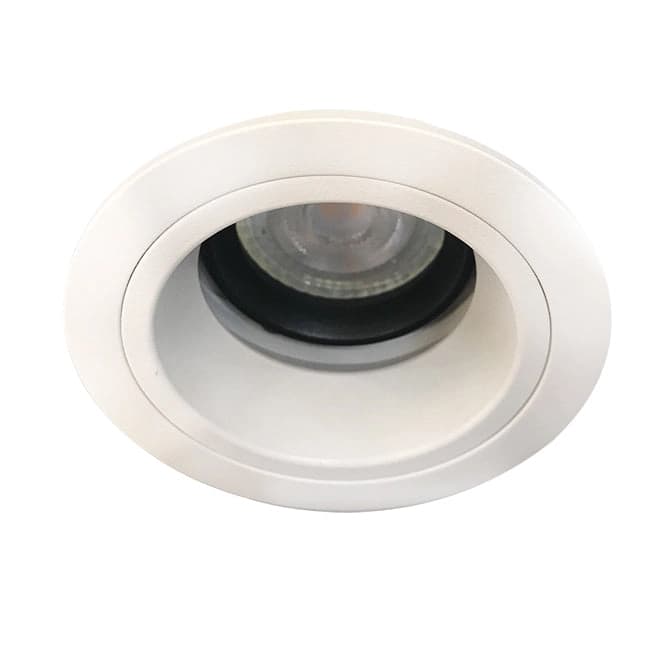 Foco embutido aluminio blanco óptica profunda Ø9x4,5 cm GU10 - MUFO0116