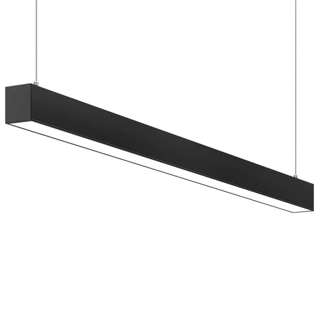 Lámpara colgante y para sobreponer negro 180cm 3K 4K 6K 60W LED - MULC0010