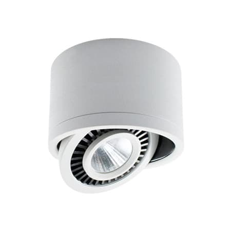 Foco sobrepuesto blanco basculante dimeable LED 9W - BEFO0009