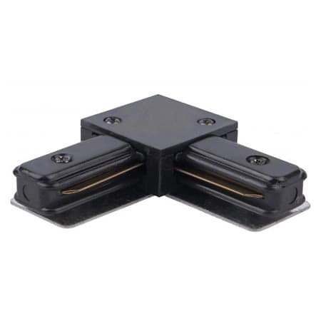 Unión tipo L para riel monofásico negro - DWCO0003