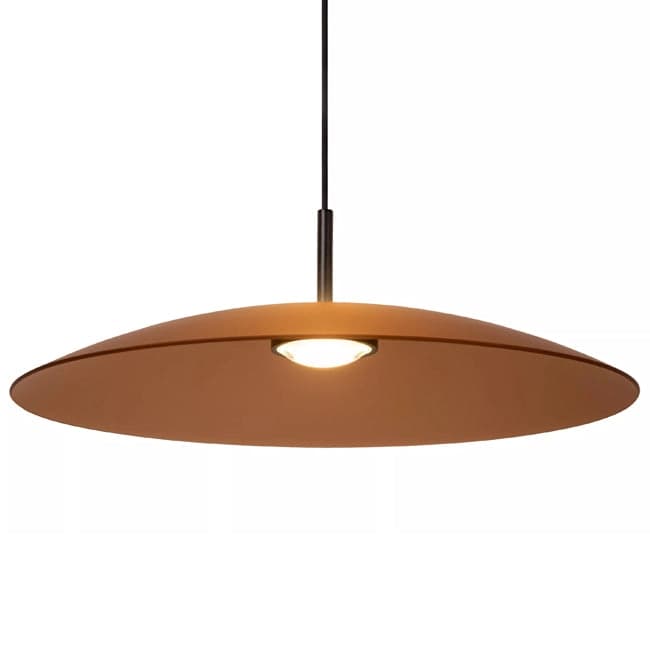 Lámpara colgante vidrio dimeable ámbar Ø 60 cm 18,6 W 2700K- LULC0348