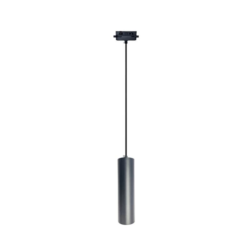Lámpara colgante para riel monofásico aluminio negro Ø5.5x63 cm GU10 - KOLC0002