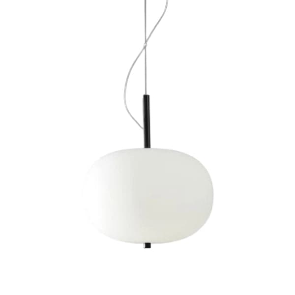 Lámpara colgante metal vidrio opal Ø33x26 cm 8W LED - LGLC0193