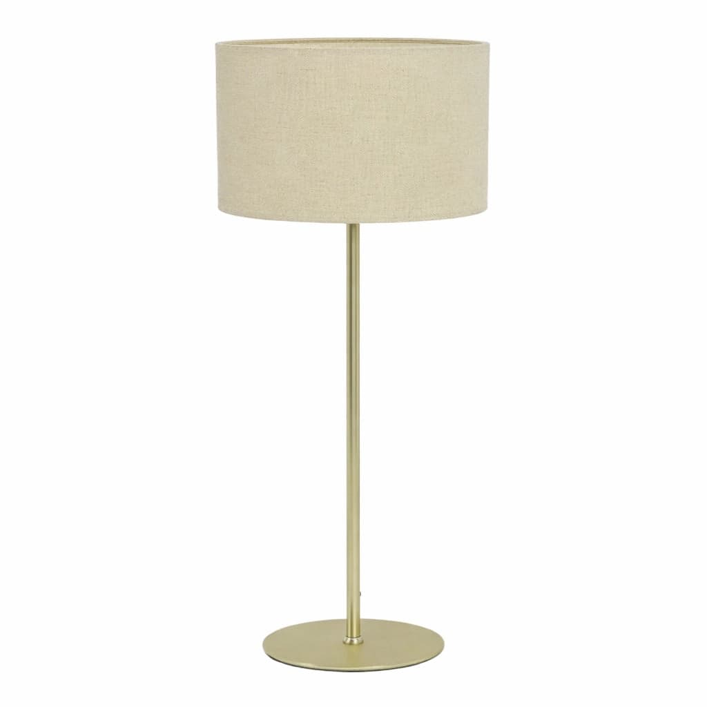 Lámpara de sobremesa metal dorado Ø14x46 cm E27 - LLLS0434