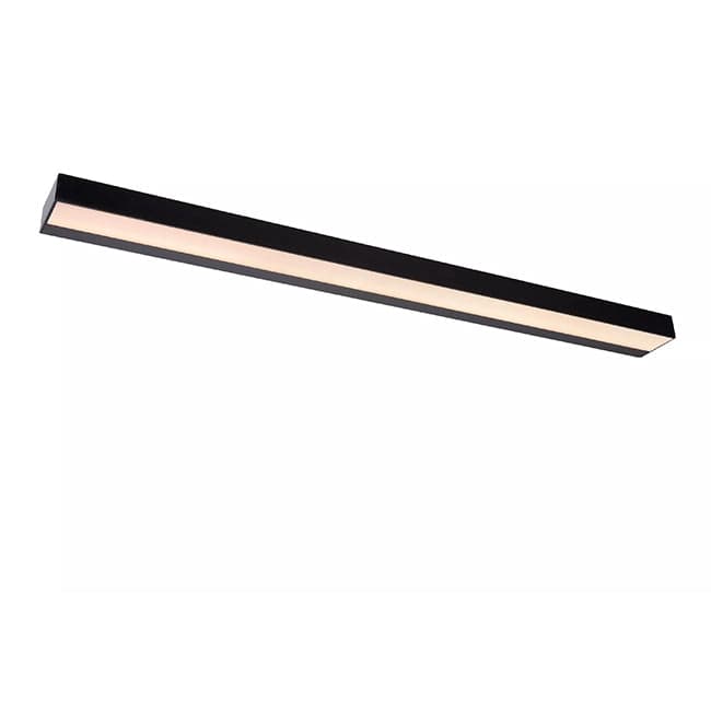Apliqué metal acrílico negro 90x8 cm LED 13W - LUAP0120