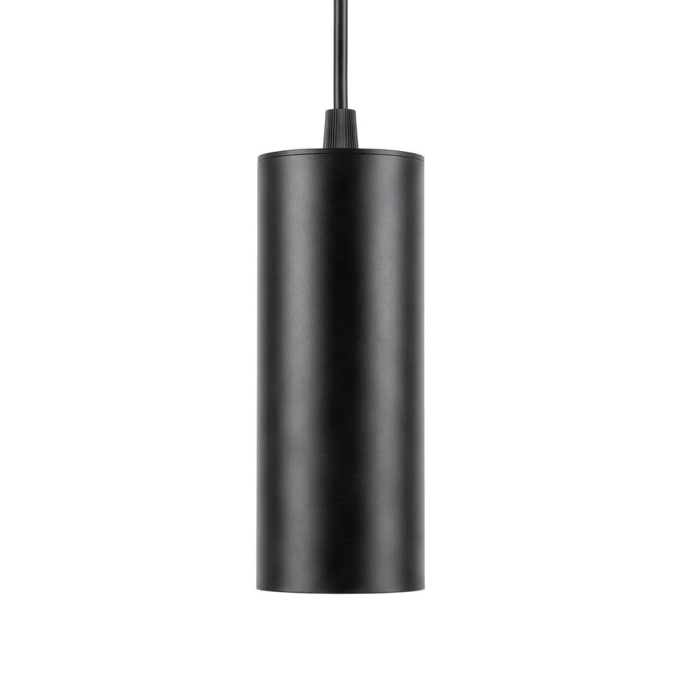 Lámpara colgante metal negro Ø6x15cm cm GU10 - CELC0005