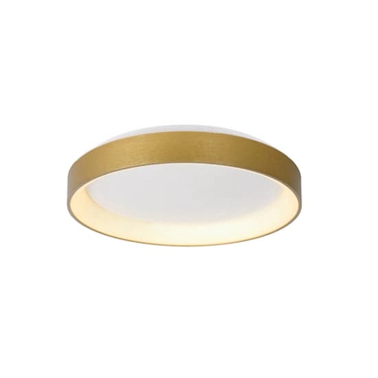 Plafón aluminio bronce difusor acrílico Ø 28 cm LED 20W - OYPL0003